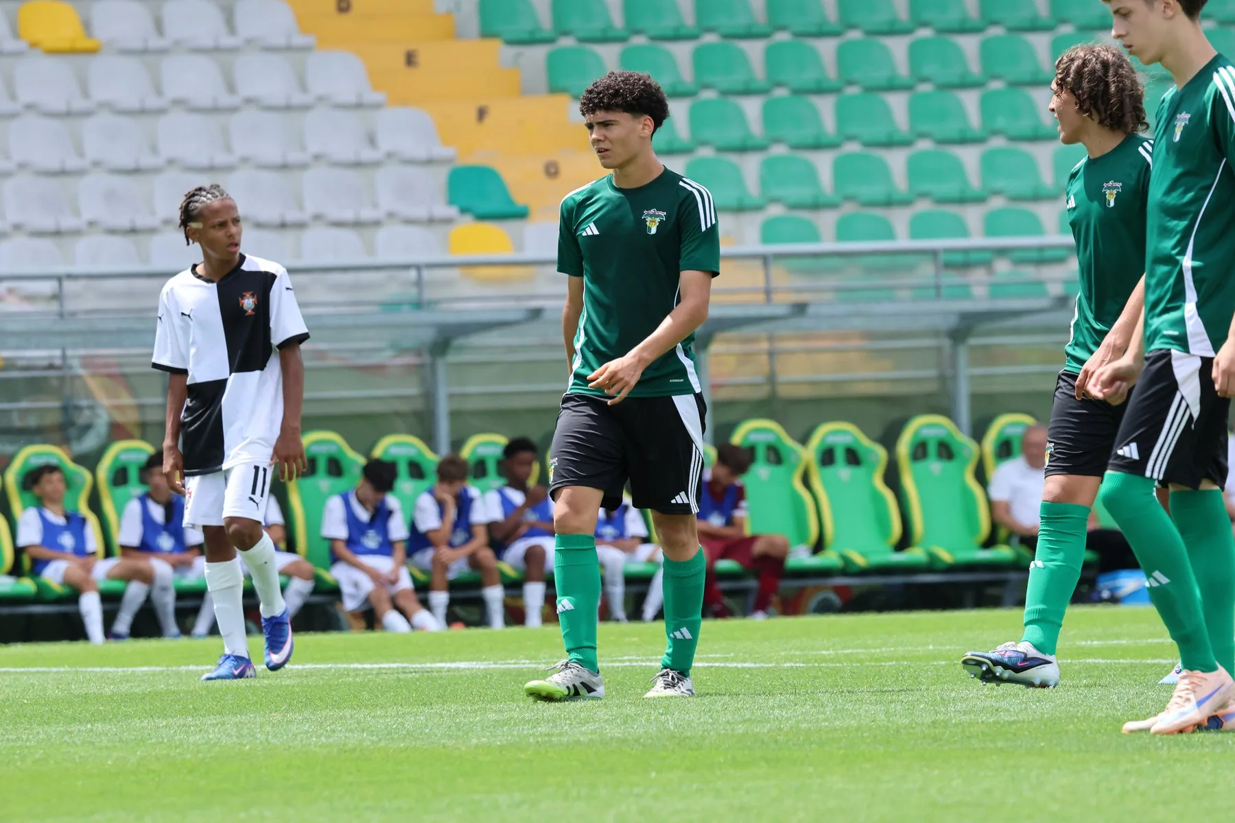 Santiago Ferro em campo pela seleção da AF Porto